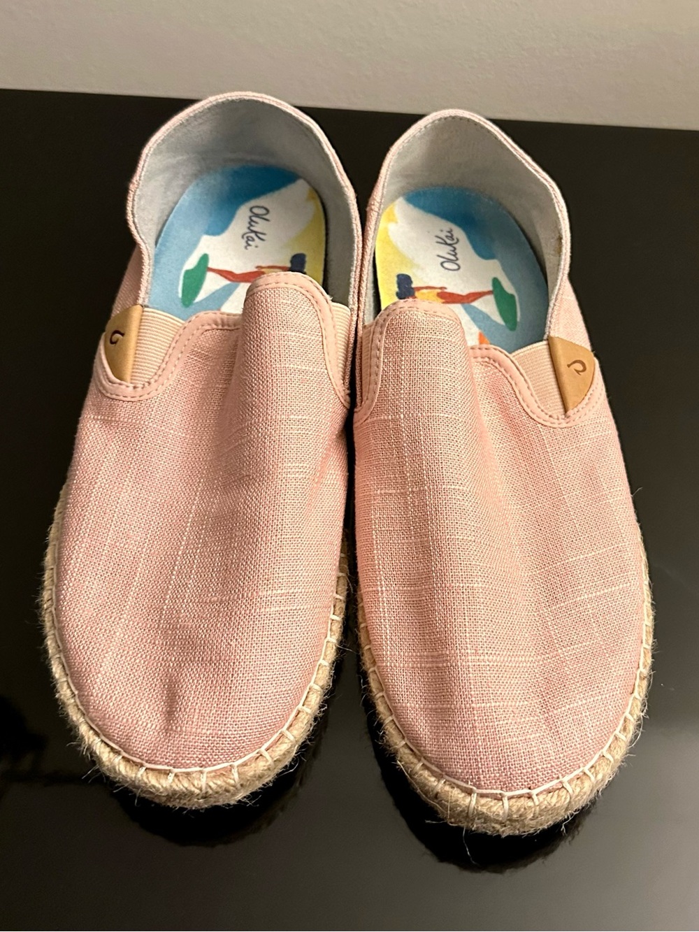 OluKai Blush Slip-On Espadrilles